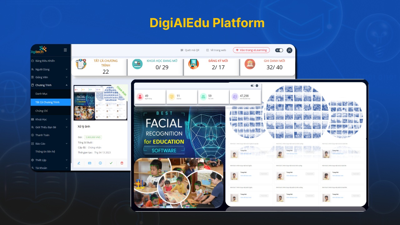 Phần mềm quản lý và đào tạo DigiAIEdu