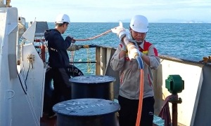 Nhà khoa học Việt - Nga thu thập gần 100 mẫu trầm tích Biển Đông